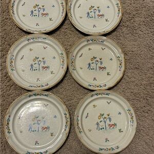 Heartland salad plate. One has a chip on the corner.